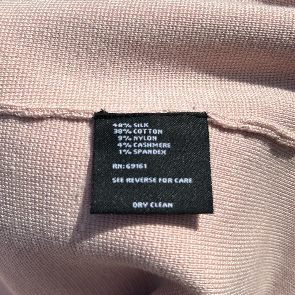 Small Carlisle Light Pink Cardigan - Picture 5 of 5